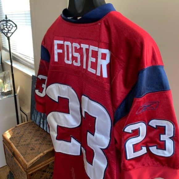 Reebok Authentic Texans Foster Stitched jersey - Picture 5 of 7